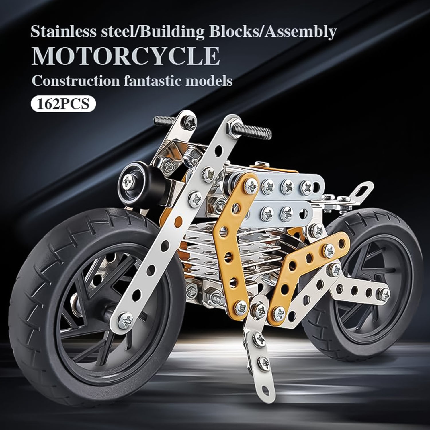 Metal Diy Bike Building Blocks For Kids (Bike 162 Pc Of Bike Tool  1 Set) Metal Diy Bike Building Blocks For Kids (Bike 162 Pc Of Bike Tool  1 Set)